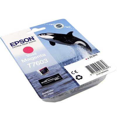 Картридж EPSON T7603 пурпурный для SC-P600 (C13T76034010/C13T76034N10)