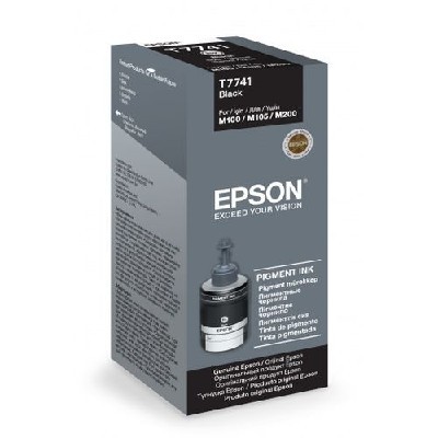 Картридж струйный Epson C13T77414A черный для Epson I/C (b) M100/200 (6000 стр.)