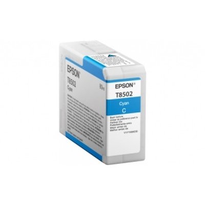 Картридж струйный Epson T8502 (C13T850200) голубой (80 мл.) для SureColor SC-P800