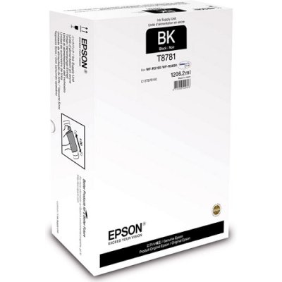 Контейнер EPSON T8781 черный экстраповышенной емкости для WF-R5190DTW/5690DTWF