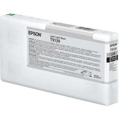 Картридж струйный Epson T9139 (C13T913900) светло-серый (200 мл) для SureColor SC-P5000