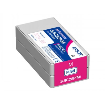 Картридж струйный SJIC22P(M): INK CARTRIDGE FOR TM-C3500 пурпурный