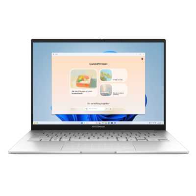 Ноутбук ASUS Zenbook 14 UX3405CA-ST1109/14"/OLED/Intel Core Ultra 9 285H/32Gb/1Tb SSD/Intel Graphics/NoOS/серебристый/1.2kg