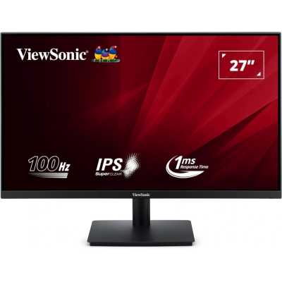 Монитор 27" ViewSonic VA270-H-2 IPS 1920x1080, 100 Гц, 1 мс (MPRT), 16:9, 300 кд/м², HDMI 1.4, VGA, Flicker Free, Low Blue Light, черный