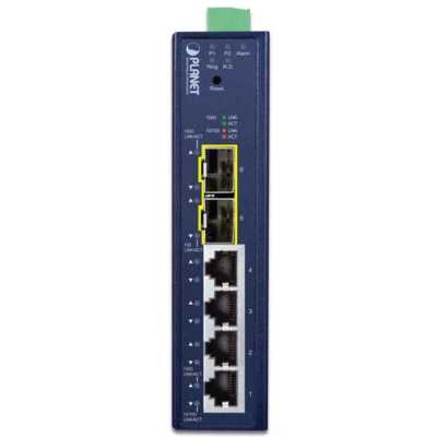 Коммутатор PLANET IGS-4215-4T2S, 4×1 Гбит/с + 2×1 Гбит/с SFP, управляемый