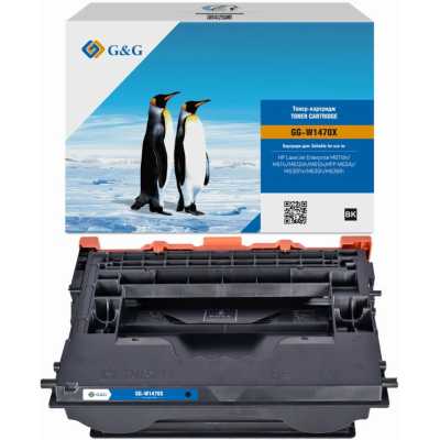 Картридж лазерный G&G 147X GG-W1470X черный (25200стр.) для HP LaserJet M611dn/M612dn/M634dn/M634h