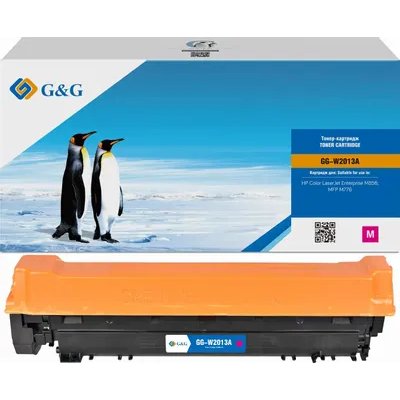 Картридж лазерный G&G GG-W2013A W2013A(659A) пурпурный (13000стр.) для HP CLJ Ent M856/MFP M776 с чипом