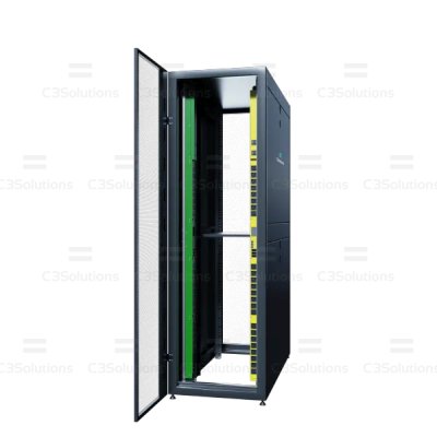 Шкаф коммутационный C3 Solutions Major (C3.RM4202M) напольный 42U 600x1200мм пер.дв.перфор. задн.дв.перфор.2-хст. 2 бок.пан. 1400кг черный