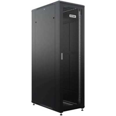 Шкаф серверный NTSS Премиум (NTSS-R42U60100PD/PDD-BL) напольный 42U 600x1000мм пер.дв.перфор. задн.дв.перфор.2-хст. 900кг черный 910мм 111кг 1987мм IP20