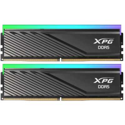 Оперативная память ADATA XPG Lancer Blade RGB, DDR5, 32GB (2x16GB), 6000 MHz, CL36, с радиатором, RGB, черный