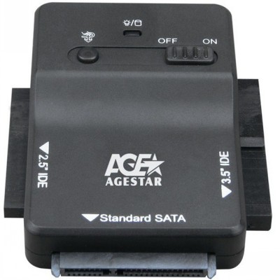 Адаптер-переходник AgeStar для HDD 2.5"/3.5" 3FBCP1 черный