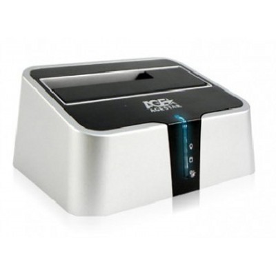 Док-станция для HDD AgeStar 3UBT2 SATA пластик серебристый 1