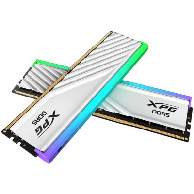 Оперативная память XPG Lancer Blade, DDR5, 32GB (2x16GB), 6400MHz, CL32, DIMM, с радиаторами, RGB, белый