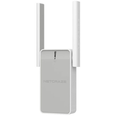 Wi-Fi Mesh-ретранслятор Netcraze Buddy 6 (NC-3411) Wi-Fi AX3000  2,4 ГГц/  5 ГГц, 1x1000 Мбит/с Ethernet