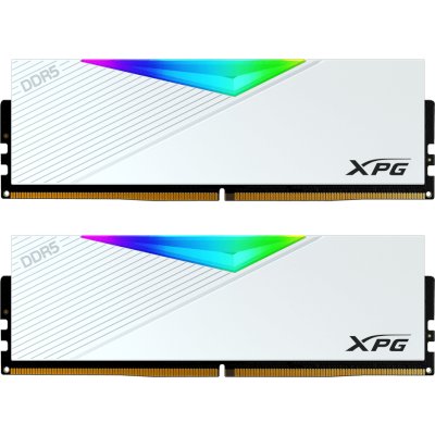 Оперативная память XPG Lancer, DDR5, 32GB (2x16GB), 7200MHz, CL34, DIMM, с радиаторами, RGB, белый