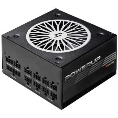 Блок питания Chieftec PowerUP 550W, 550Вт, 80+ Gold, 120мм, модульный, черный