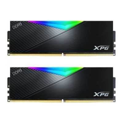 Оперативная память XPG Lancer, DDR5, 32Gb (2x16GB), 8000MHz, CL38, DIMM, с радиаторами, RGb черный