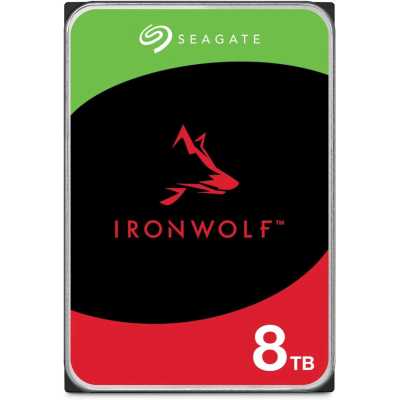 Серверный HDD NAS Seagate IronWolf 8TB <ST8000VNZ04> (SATA 3.5"/256Mb/6GB/s/7200rpm)