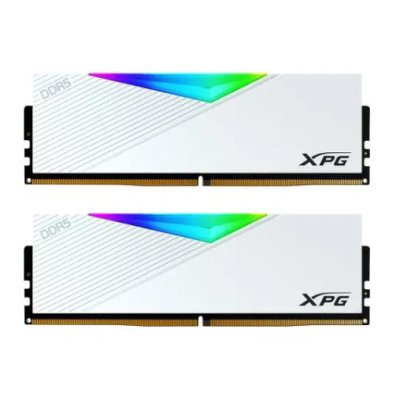 Оперативная память XPG Lancer, DDR5, 64GB (2x32GB), 6400MHz, CL32, DIMM, с радиаторами, RGB, белый