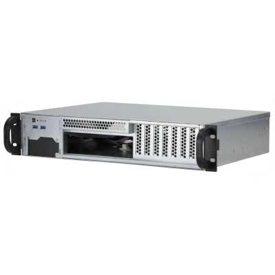 Корпус 2U Procase RU230-B-0 front/rear-access rack server case, черный, без блока питания, глубина 300мм, MB 12"x9.6"