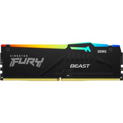 Модуль памяти DDR 5 DIMM 32Gb PC44800, 5600Mhz, Kingston FURY Beast RGb CL36 EXPO (KF556C36BBE2A-32) (retail)