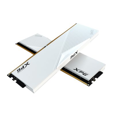 Оперативная память XPG Lancer, DDR5, 64GB (2x32GB), 6400MHz, CL32, DIMM, с радиаторами, белый