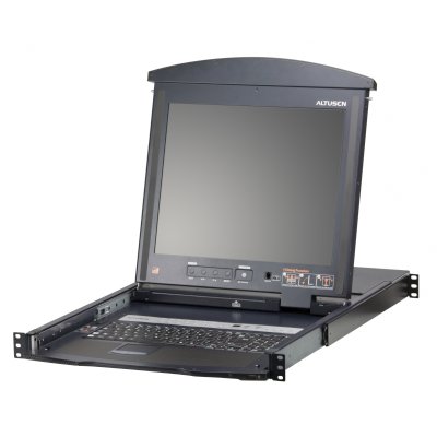 KVM консоль с переключателем ATEN CAT5 KVM/LCD 17" 16PT KL1516AM-AXA-RG ATEN