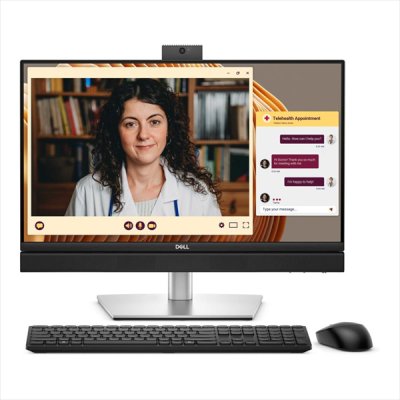 Моноблок Dell Pro 24 All-in-One 35W 23,8" FullHD NT,Core i5-14500T,16GB DDR5,512GB SSD,Intel UHD Graphics, Height Adjustable Stand,FHD Webcam, Wi-Fi,BT, Wireless Kb(ENG) & Mouse, Linux Ubuntu, 2YW
