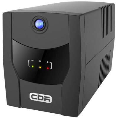 Источник бесперебойного питания CBR QTM-1500T-4F-LCUC Line Interactive 1500VA/900W 9Ah12V 4 x Shuko, HID-USB, RJ45/11