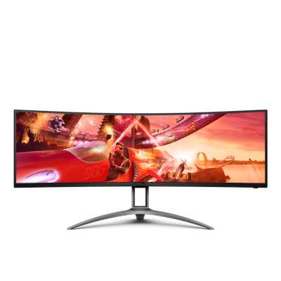 Монитор 48.8" AOC AG493UCX2 VA 5120x1440, 165 Гц, 1 мс, 32:9, 400 кд/м2, 3xHDMI, 1xDP, 1xUSB-C, изогнутый, черный