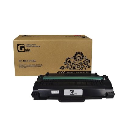 Картридж лазерный GalaPrint GP-MLT-D105L черный (2500 стр) для Samsung ML-1910/1915/2525/2525W/2580N SCX-4600/4623F/4623GN SF650