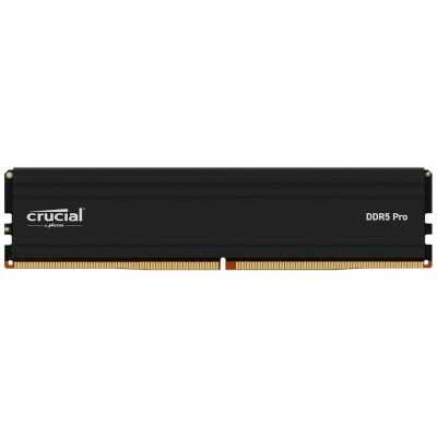 Оперативная память Crucial, DDR5, 16GB (1x16GB), 5600 MHz, CL46, без радиатора, чёрный