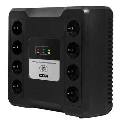 ИБП CBR CRYSTAL CTL-1000 Line Interactive, 1000 VA / 600 W 8 x EURO, 8 с резервированием и фильтрацией, Breaker (CTL-1000B-8F-LDK)