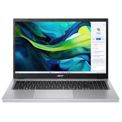 Ноутбук ACER Aspire AG15-21PT-R5GQ/15.6"/IPS/AMD Ryzen 5 7520U/8Gb/512Gb SSD/AMD Radeon Graphics/Windows 11 Home/серебристый/1.73kg