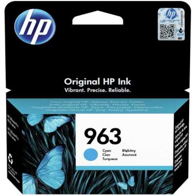 Картридж струйный HP 963 3JA23AE голубой (700 стр) для HP OfficeJet Pro 901x/902x