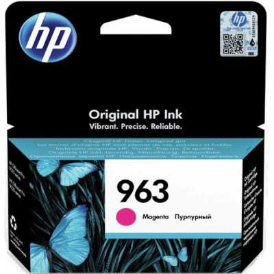 Картридж струйный HP 963 3JA24AE пурпурный (700 стр) для HP OfficeJet Pro 901x/902x