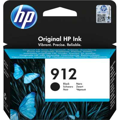 Картридж струйный HP 912 3YL80AE черный (300 стр.) для HP DJ IA OfficeJet 801x/802x