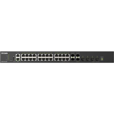 Коммутатор D-Link DXS-3410-32SY/A1A, 28×10 Гбит/с SFP+ + 4×25 Гбит/с SFP28, управляемый