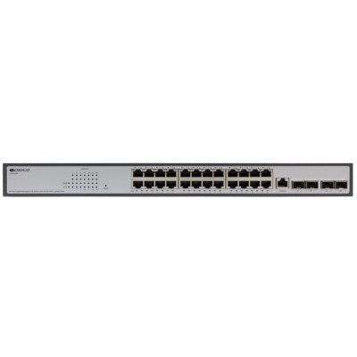 Коммутатор ORIGO OS3228P/250W/A1A, 24×1 Гбит/с PoE+ + 4×10 Гбит/с SFP+ Uplink, управляемый