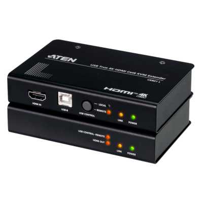 КВМ удлинитель ATEN USB True 4K HDMI Cat 6 KVM Extender (4K @ 70 m)
