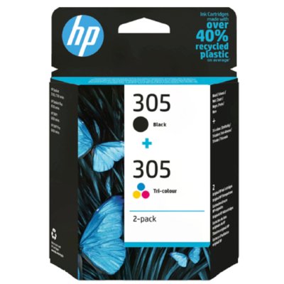 Картридж HP 305 струйный, набор черный и цветной (120/100 стр)