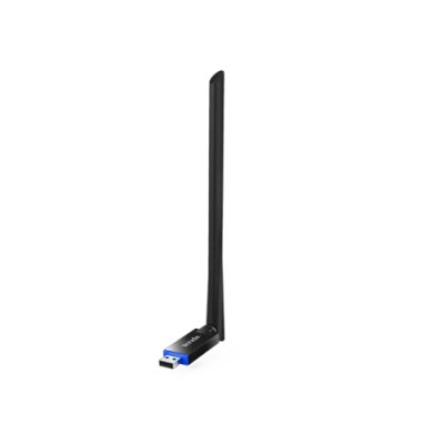 Двухдиапазонный Wi-Fi адаптер Tenda U11 Pro 2,4/5 ГГц, до 900 Мбит/с, передатчик 20 dBm, подключение USB 2.0, 1х6dBi
