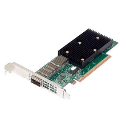 Сетевой адаптер Broadcom NetXtreme P1400GD (BCM957608-P1400GDF00) 1x400GbE (400/200/100/50/25GbE), PCIe 5.0 x16, QSFP112-DD, BCM57608, Ethernet Adapter