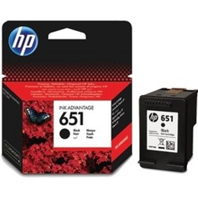 Картридж струйный HP 651 C2P10AE черный для HP DJ IA5575e (600 стр.)