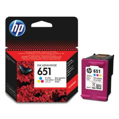 Картридж струйный HP 651 C2P11AE трехцветный для HP DJ IA5575e (300 стр.)