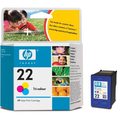 Картридж струйный HP 22 C9352AE многоцветный для HP DJ 3920/3940/PSC 1410 (165стр.)