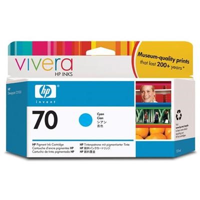 Картридж струйный HP №70 C9452A голубой для HP DJ Z2100/Z3100 (130мл)