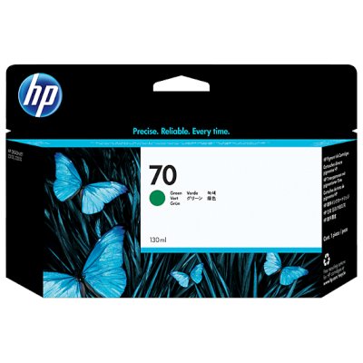 Картридж HP 70 струйный зеленый (130 мл)