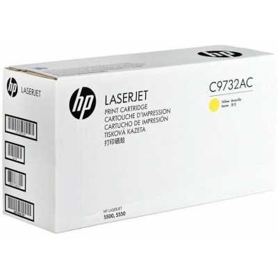 Контрактный картридж HP 645A лазерный желтый (12000 стр)