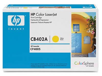 Картридж лазерный HP CB402A желтый CP4005